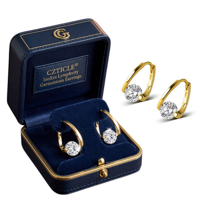 CZTICLE® IonEra Lymphvity Germanium Earrings