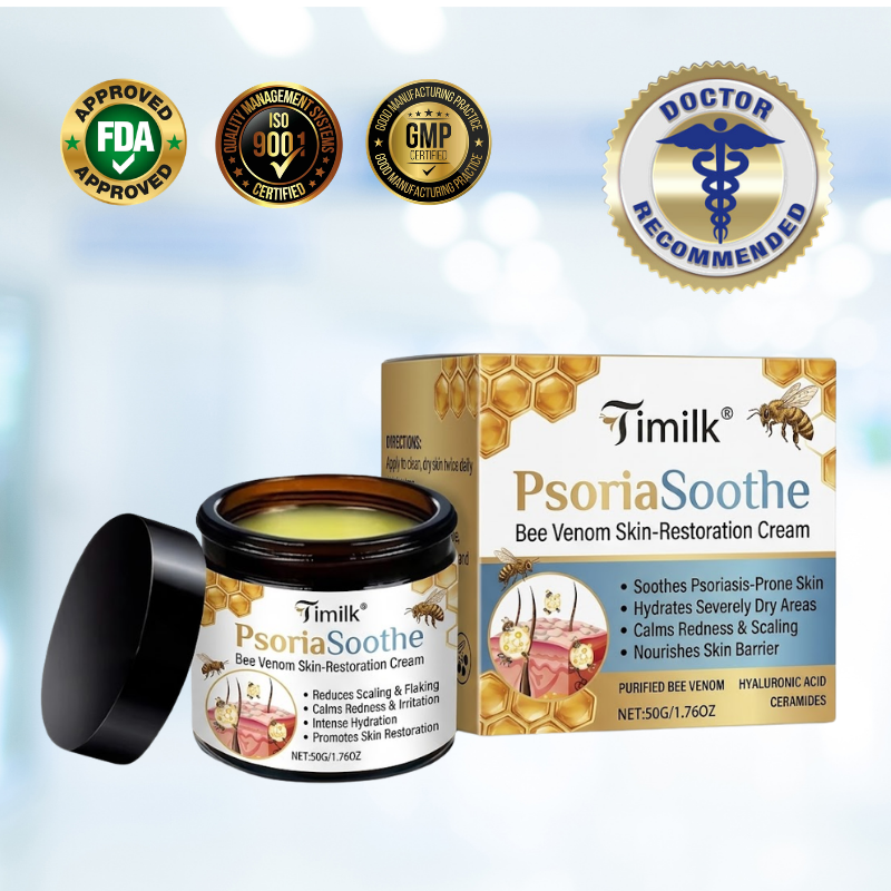 Timilk® PsoriaSoothe Bee Venom Skin-Restoration Cream ❤️