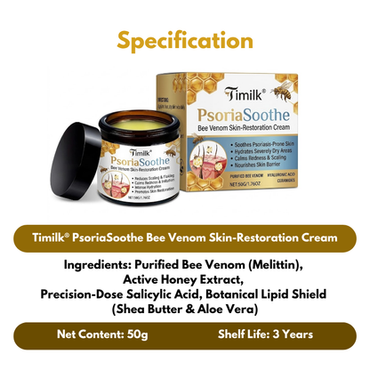 Timilk® PsoriaSoothe Bee Venom Skin-Restoration Cream ❤️
